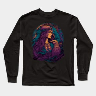 Irish Celtic goddess Morrigan. The Morrígan Long Sleeve T-Shirt